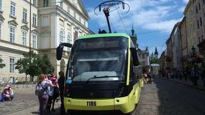 У Львові показали виставку трамваїв (ФОТО)