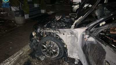 На Львівщині 23-річний чоловік підпалив автомобіль
