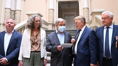 Генсек ООН Антоніу Гутерреш відвідав Львівський національний університет (ФОТО)