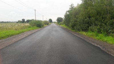 До уваги водіїв: у Стрийському районі завершується ремонт дороги Ланівка-Райлів