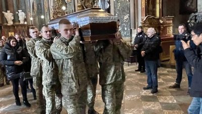 Львівщина провела в останню путь полковника Сергія Кохана (ФОТО)