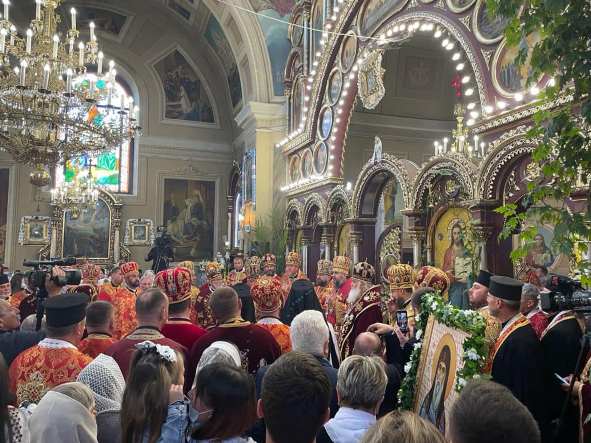 На Львівщину прибув предстоятель Православної Церкви України Митрополит Епіфаній, фото Олег Дуда