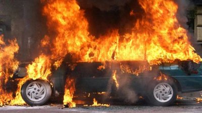 У Львівській області під час руху загорівся автомобіль