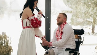 У Львові одружився незламний боєць спецпідрозділу Корд