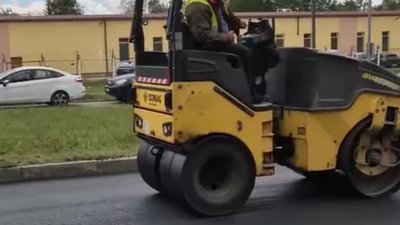 У Львові ремонтують вулицю Княгині Ольги (ВІДЕО)