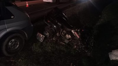 На Львівщині водій квадроцикла не розминувся із мікроавтобусом (ФОТО)