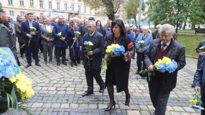 На Львівщині депутатів першого демократичного скликання привітали з 30-річчям Незалежності України (ФОТО)