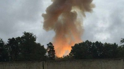 На Тамбовському пороховому заводі стався вибух та пожежа