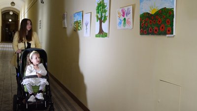 У Львові діти зі СМА створили картини на підтримку Вікторії Полюги (ФОТО)