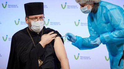 Глава УГКЦ Святослав Шевчук зробив щеплення проти COVID-19 (ФОТО)