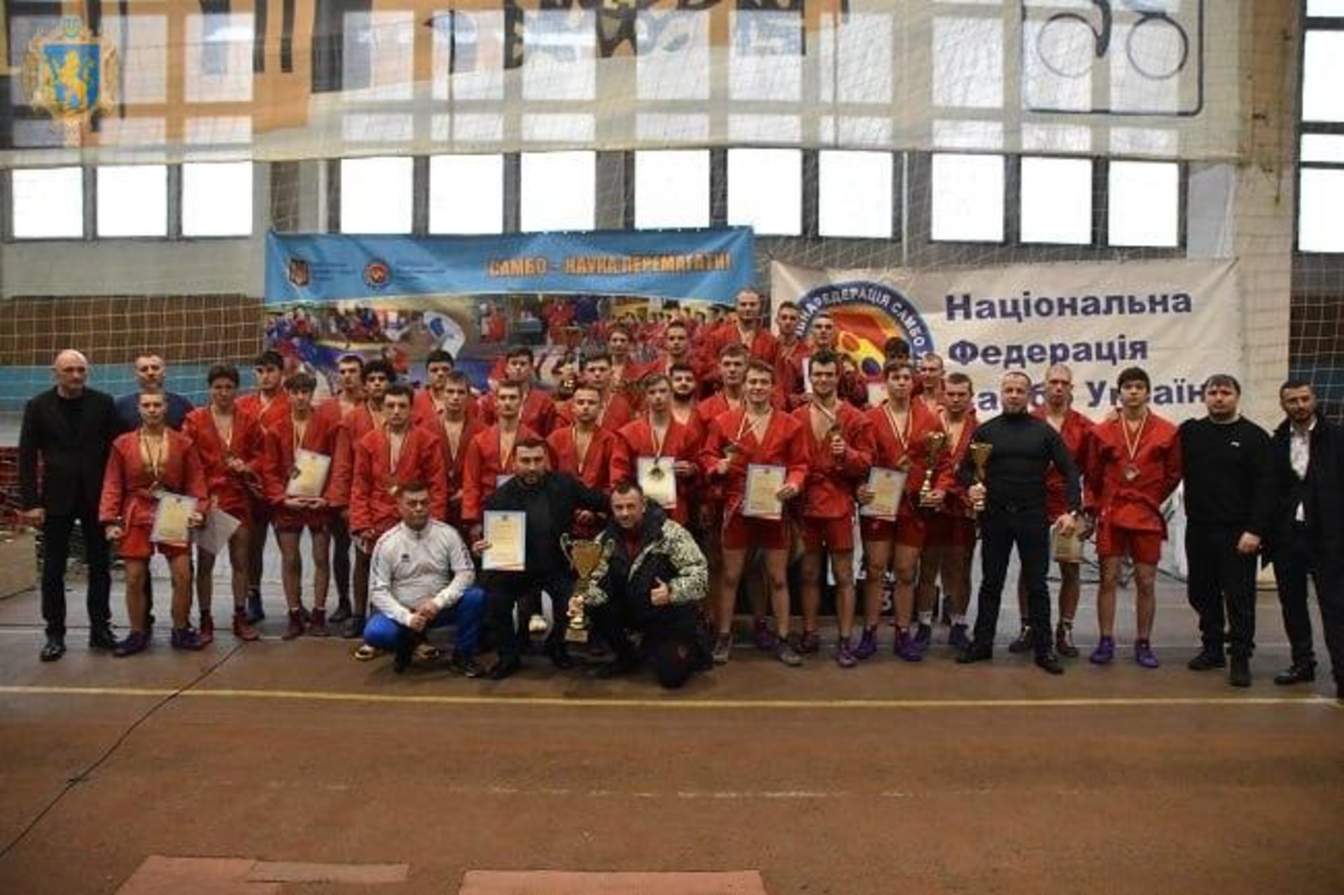 Збірна юніорів Львівщини перемогла на чемпіонаті України з боротьби самбо