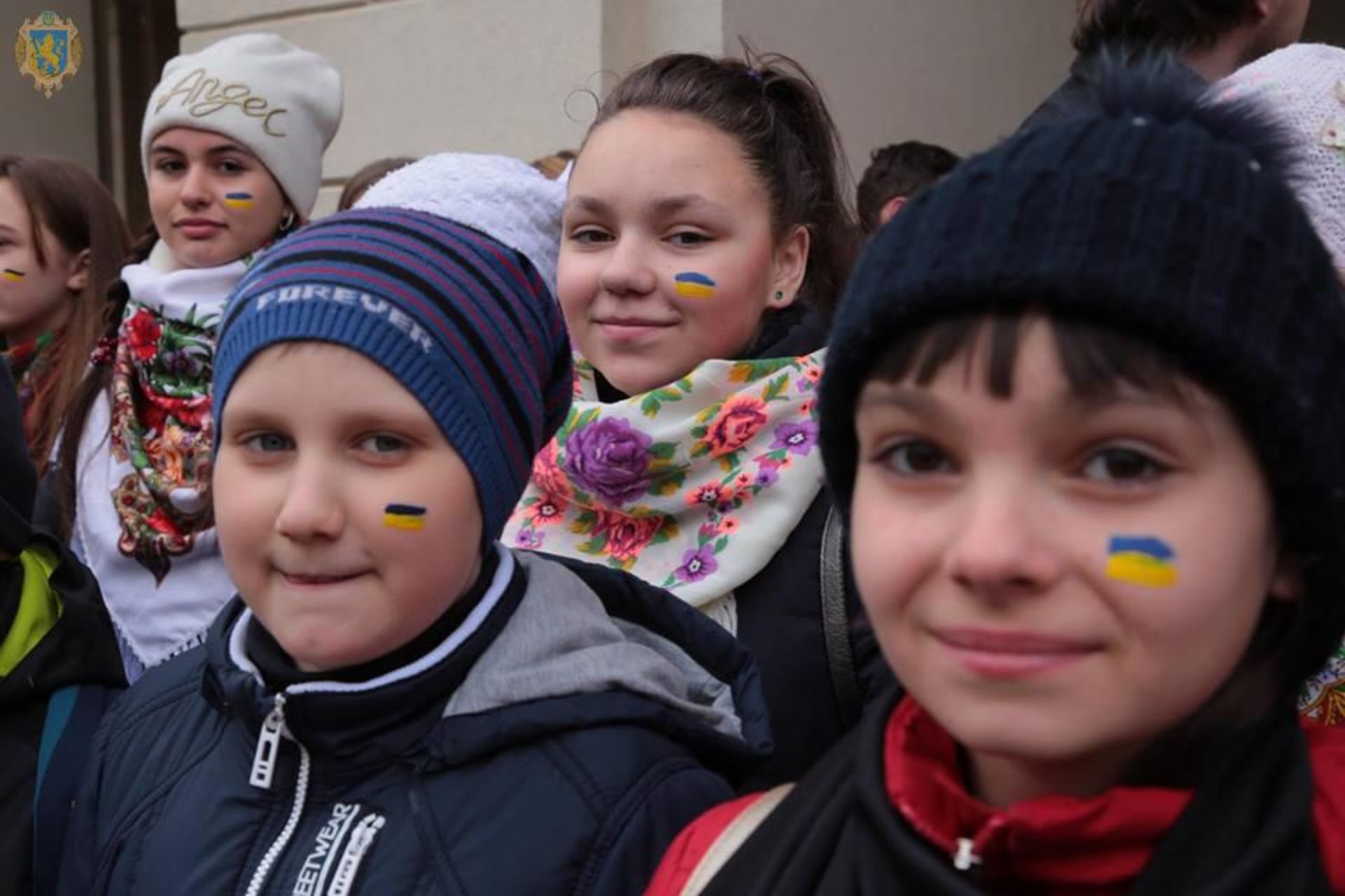 На Львівщині у сотні голосів спільно виконали Державний Гімн. Фото прес-служба ЛОДА