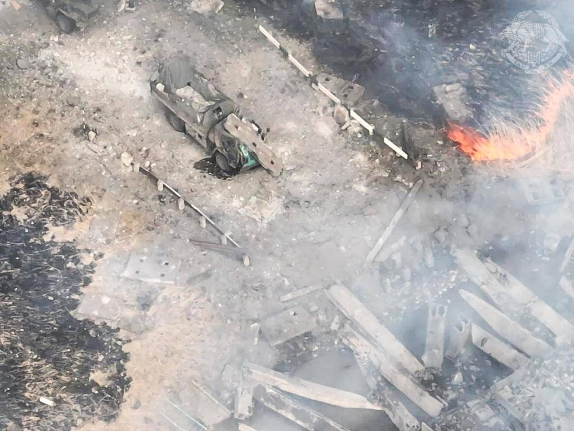На Харківщині підірвали російську колону