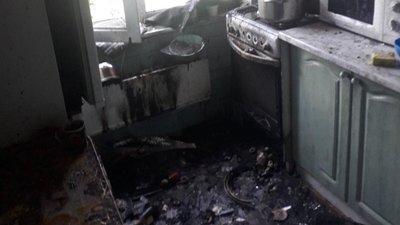 У Новояворівську вигоріла квартира (ФОТО)