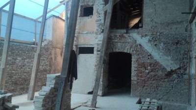 У Львові під вікнами Садового проводять будівельні роботи (ФОТО, ВІДЕО)