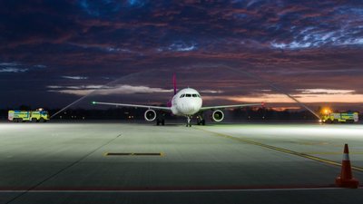 Аеропорт «Львів» прийняв перший рейс компанії  Wizz Air з Братислави