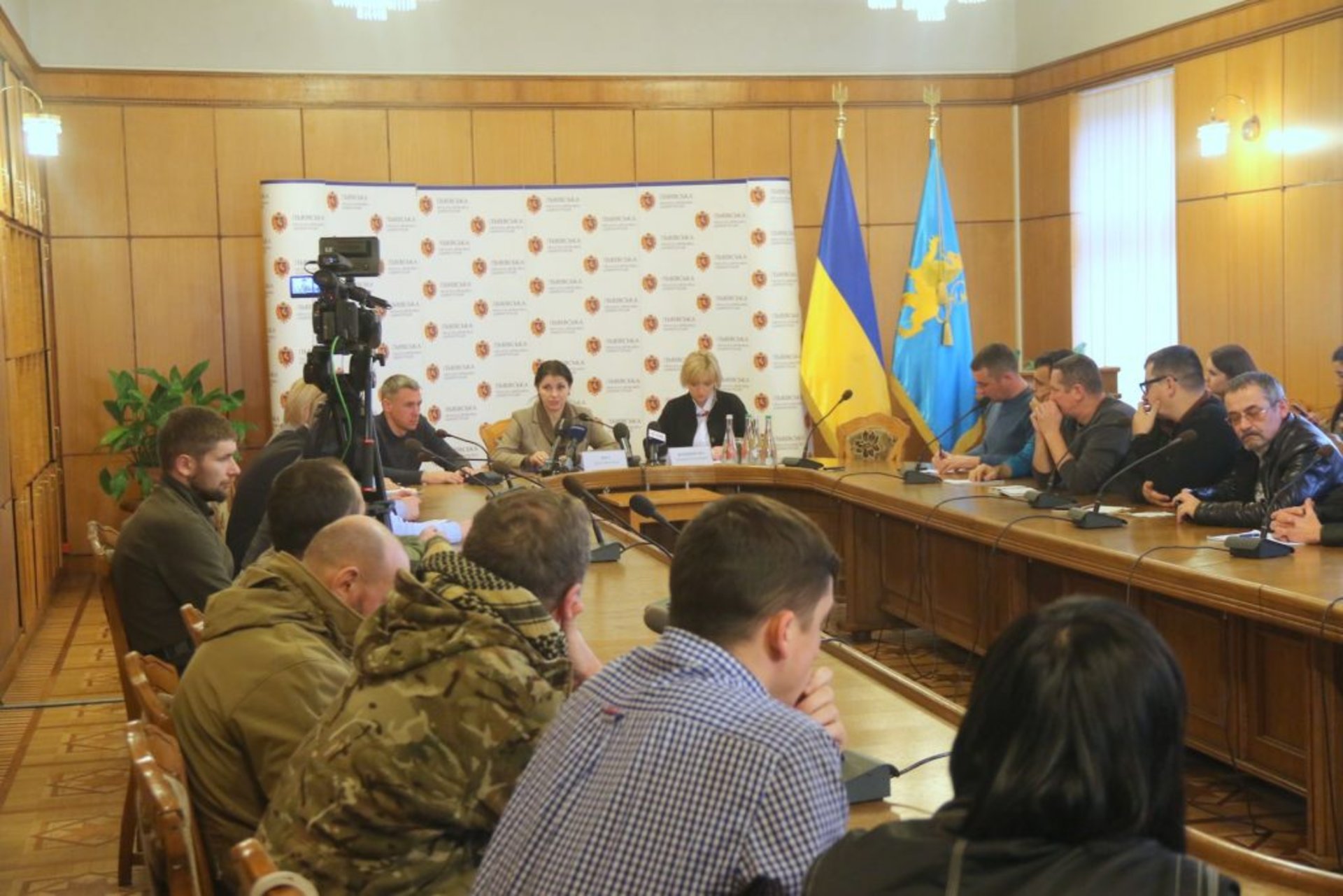 Зустріч Міністра у справах ветеранів України Ірини Фріз з учасниками АТО та ООС
