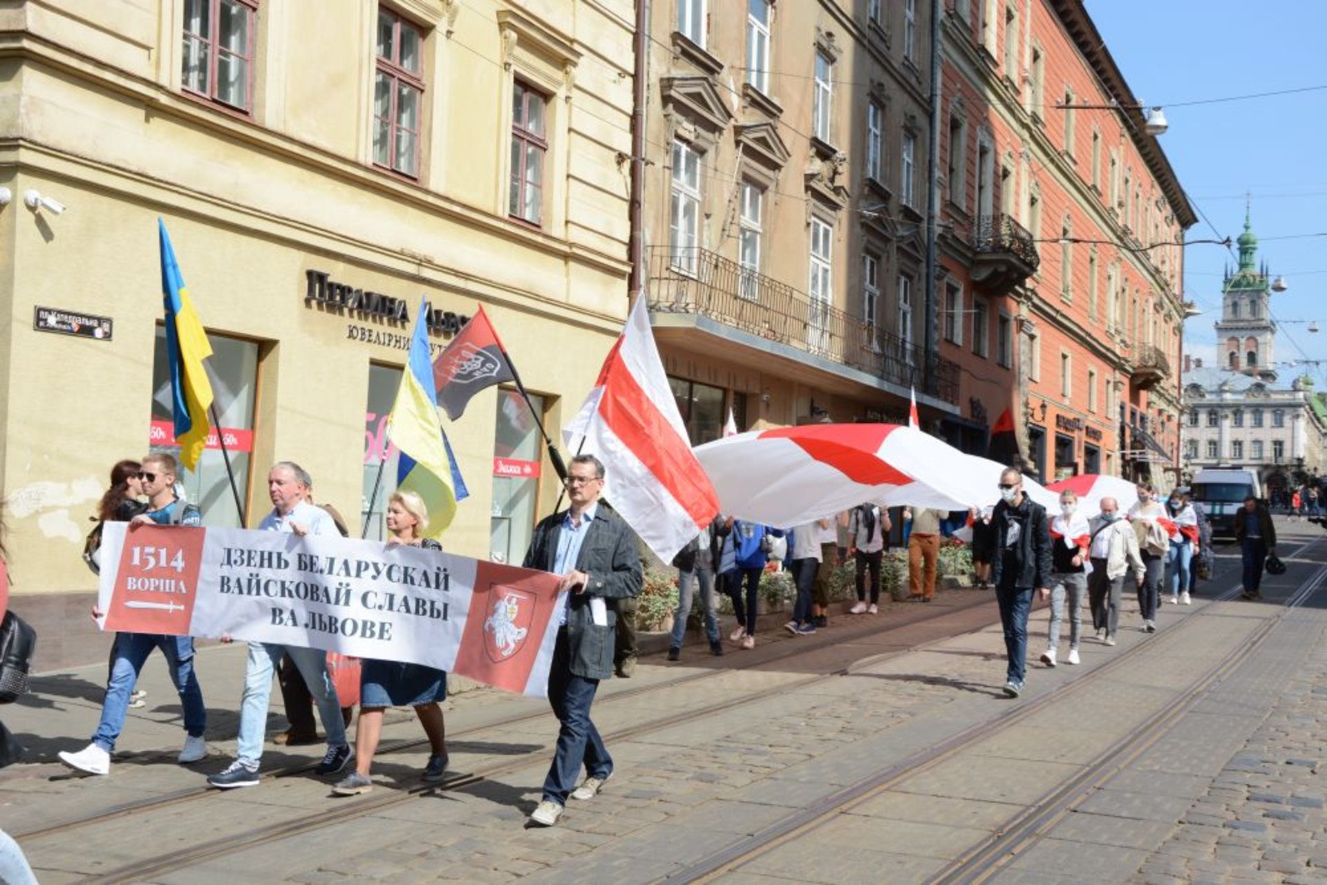 У Львові відкрили виставку «Рік спротиву: як по(в)стає Білорусь», фото ЛМР
