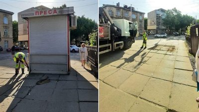 У Львові на Вітовського демонтували МАФ