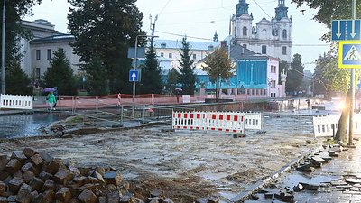Вулиця Степана Бандери у Львові може залишитись розритою ще на одну зиму (ВІДЕО)