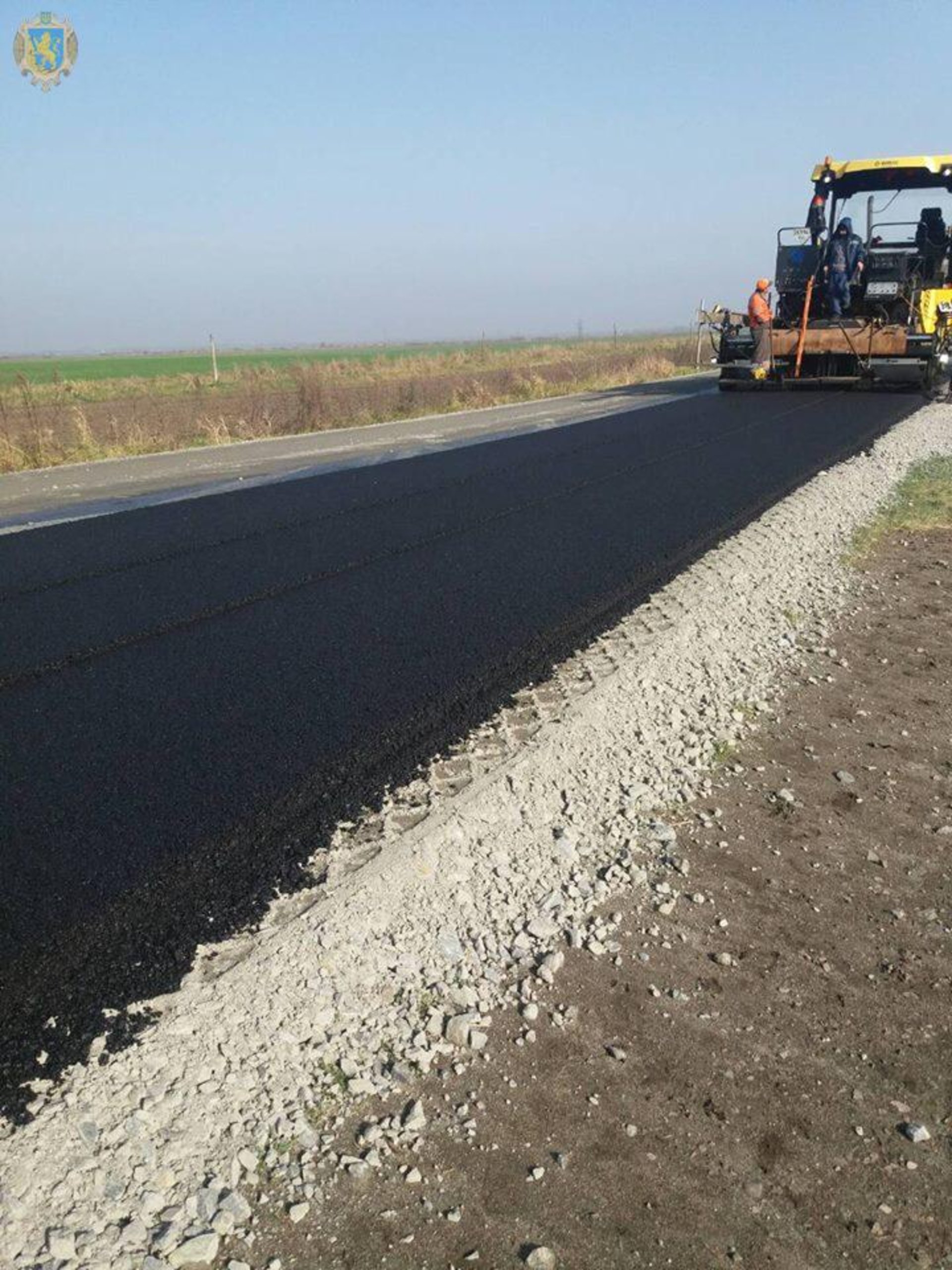 На Львівщині триває ремонт автомобільної дороги "Дрогобич-Комарно"