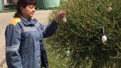 Яке воно свято Воскресіння на Добротвірській станції (ФОТО)