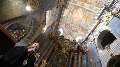 У Львові відкрили відреставровані фрески центрального склепіння (ФОТО, ВІДЕО)