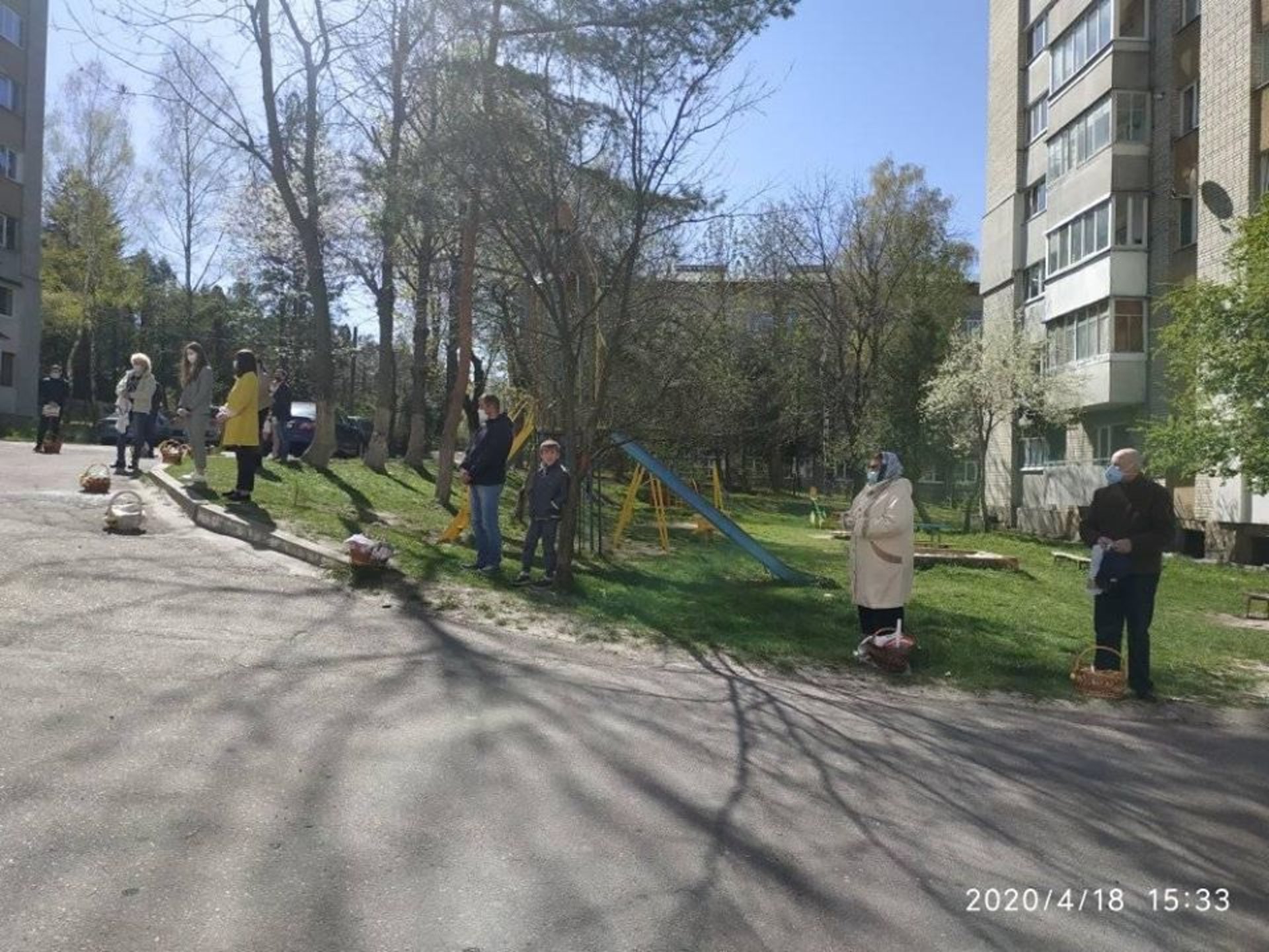 Як у Трускавці освячують паски . Світлина: Dmytrij Vasyljovych.