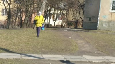 У Львові пішоходи знищили газон (ФОТО)