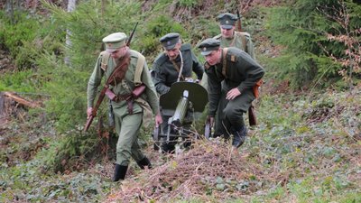На Львівщині реконструювали події бою Українських січових стрільців на горі Маківка (ФОТО, ВІДЕО)