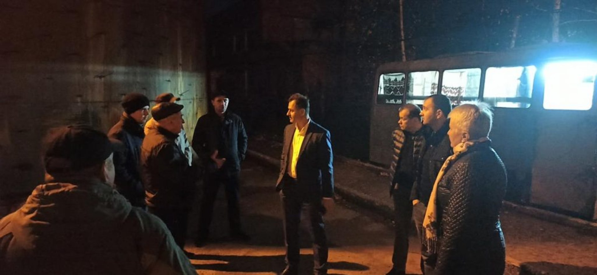 Гончарук приїхав у Новий Розділ. Фото Тарас Подвірний