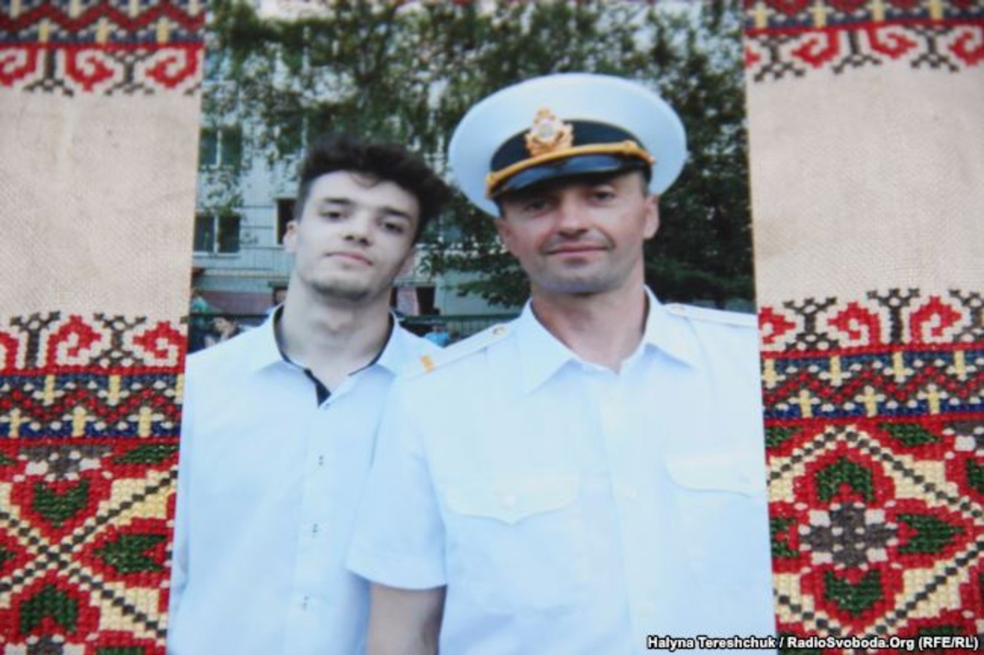 Андрій Оприско із сином
