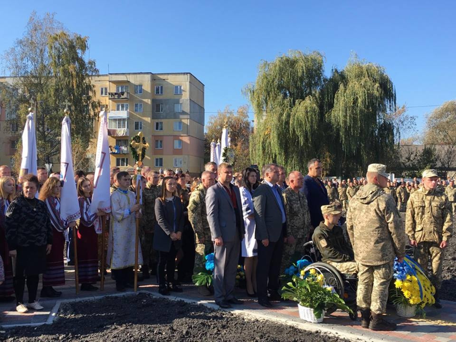 На Яворівщині відкрили меморіал пам'яті воїнам 24-ї Королівської бригади. Фото прес-служба ЛОДА