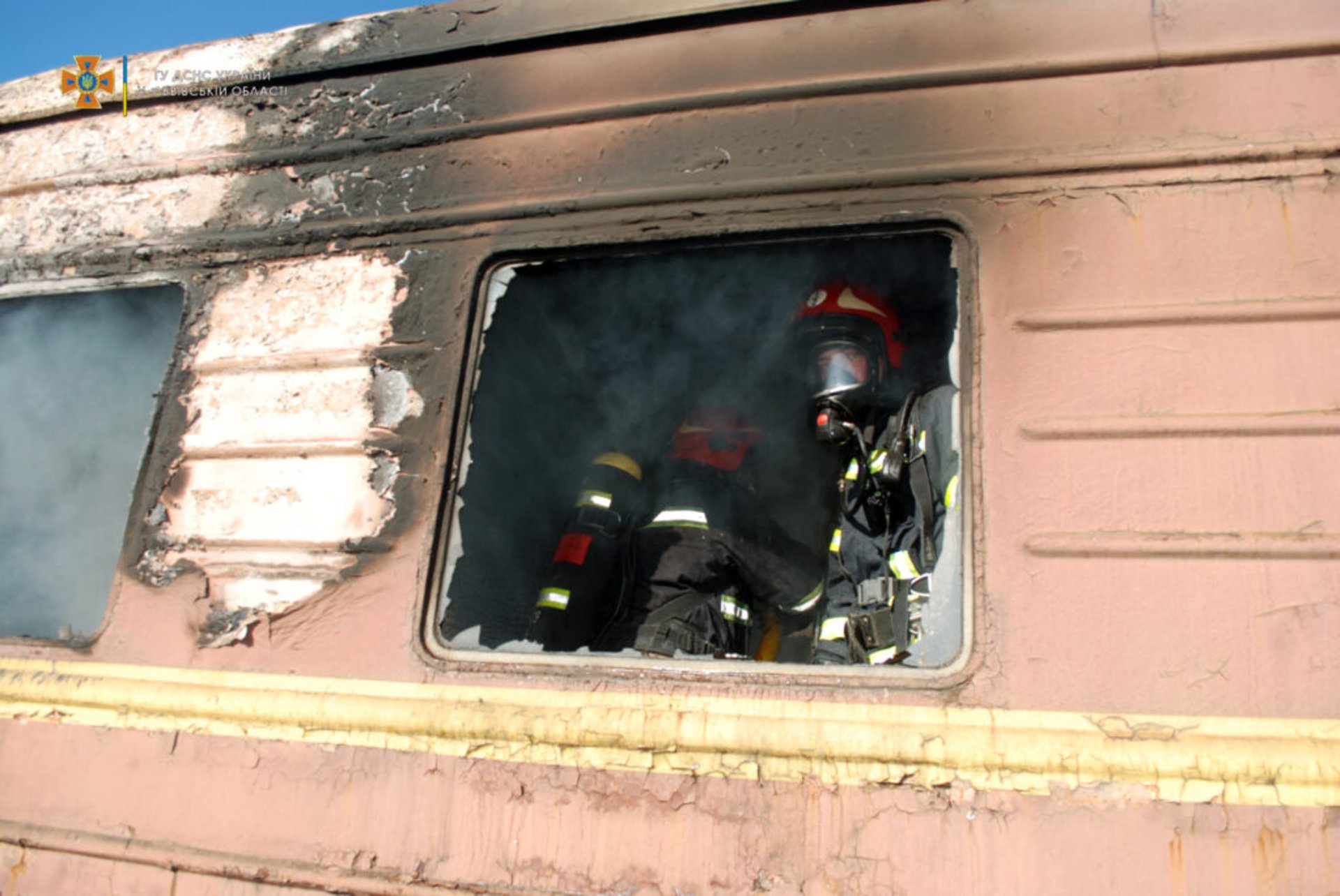 У Львові горів залізничний вагон