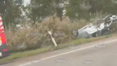 На Львівщині перекинувся автомобіль