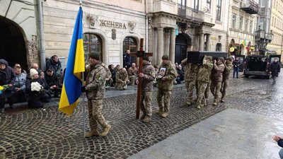 Львівщина попрощалась із захисником, який загинув у листопаді 2024 року