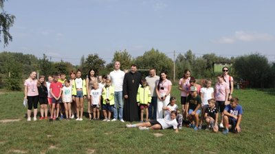 На Дрогобиччині організували спортивні змагання для дітей ВПО
