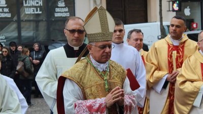 У Латинському катедральному соборі у Львові звершили Вігілійну Великодню Месу