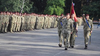 У Львові зустріли 80-ту десантно-штурмову бригаду, що повернулася із зони ООС (ФОТОРЕПОРТАЖ, ВІДЕО)
