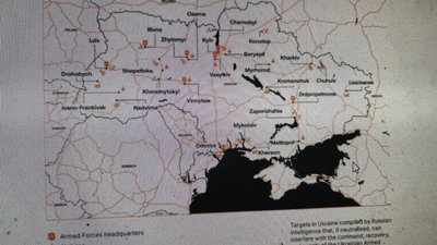 Львів та Дрогобич є у списку: розвідка Естонії показала мапу цілей ймовірних обстрілів Росії