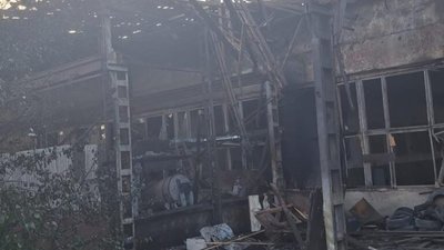 У Львові після атаки виникла пожежа