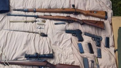 У львів’янина вилучили арсенал зброї та боєприпаси (ФОТО)