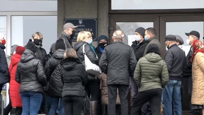 У Золочеві проходить протестна  акція підприємців (ВІДЕО)