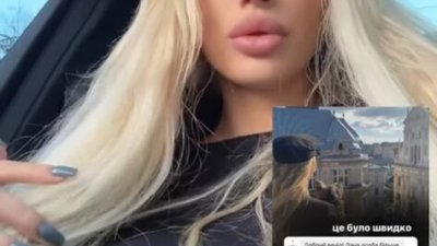 Скандальну блогерку, яка проїхалась під вікнами Садового, виселяли з готелю у Винниках