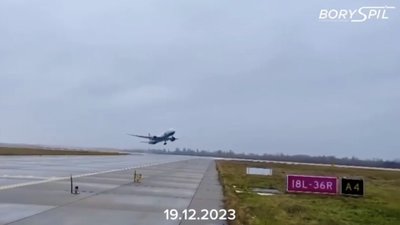 З міжнародного аеропорту «Бориспіль» вилетів Boing 777-300