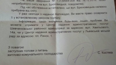 Як у Садового прибирають сніг "на паперах" (ФОТО)