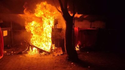 У Львові підпалили 11 сміттєвих баків