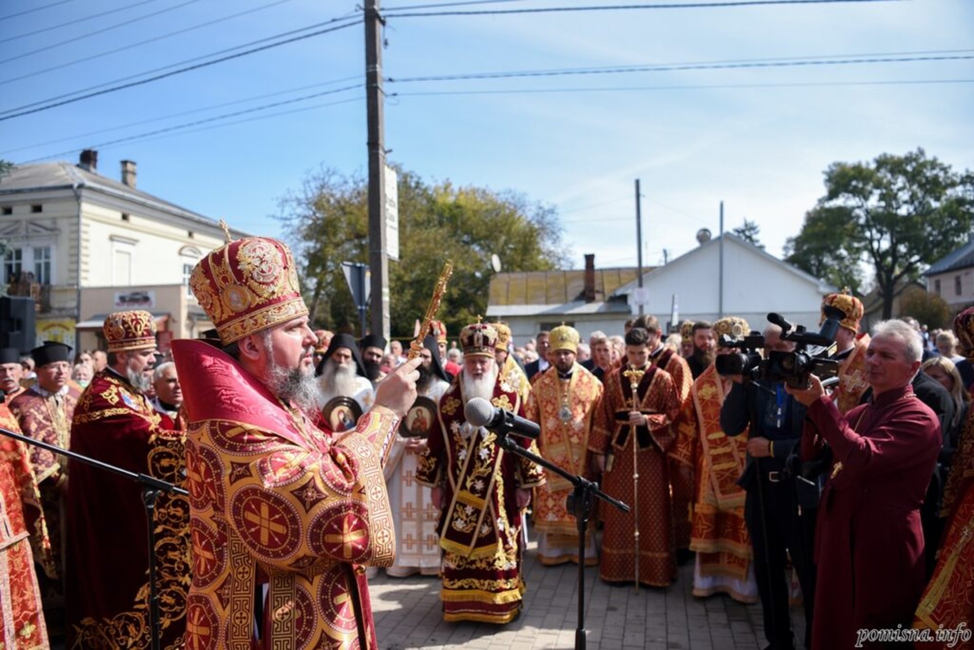 Епіфаній на Львівщині звершив освячення відновленого пам’ятника преподобному Іоану Вишенському., фото ПЦУ