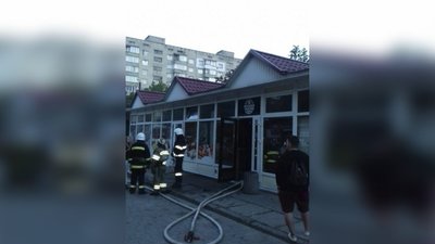 У Львові згорів магазин