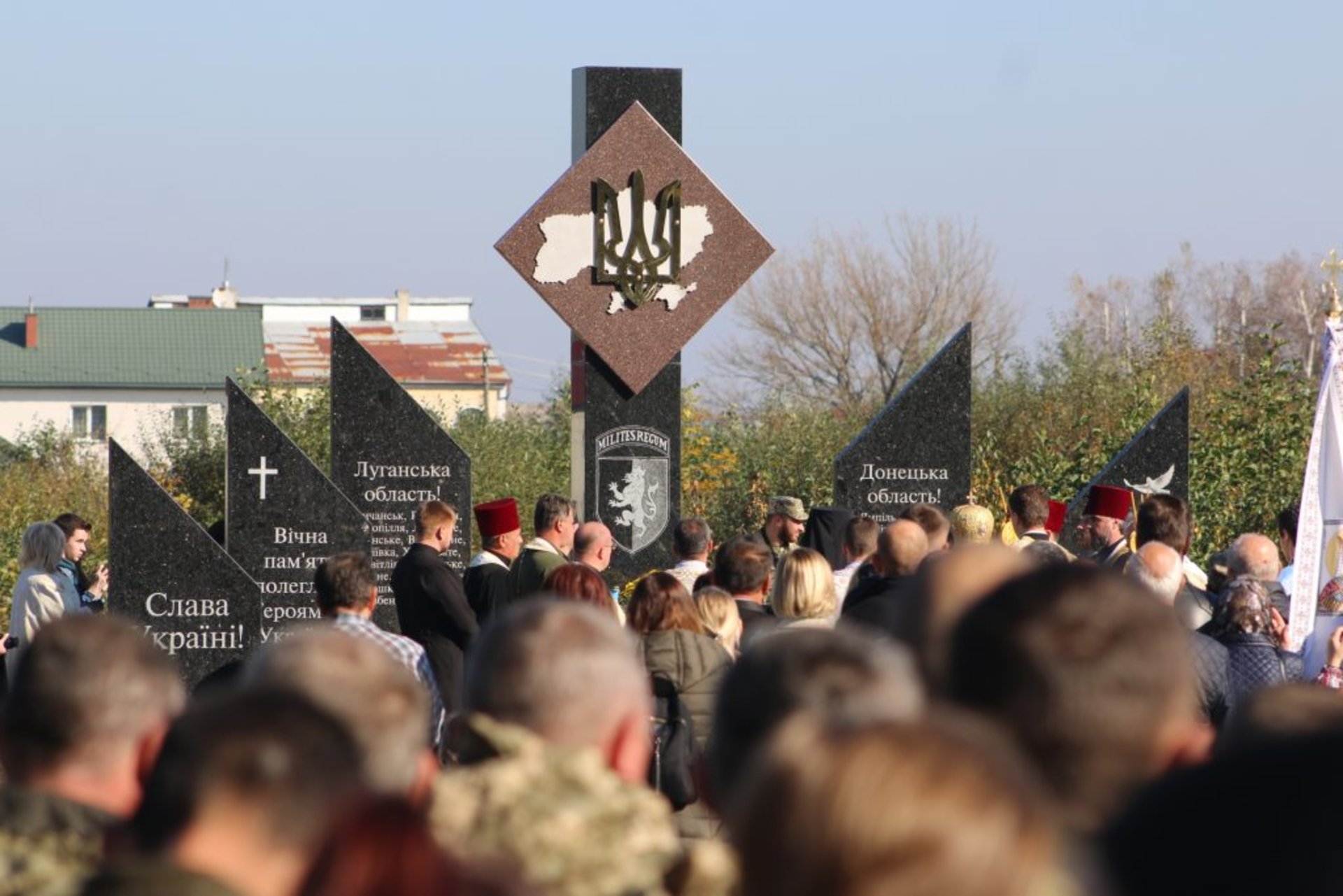 На Яворівщині відкрили меморіал пам’яті воїнам 24-ї Королівської бригади. Фото прес-служба ЛОР